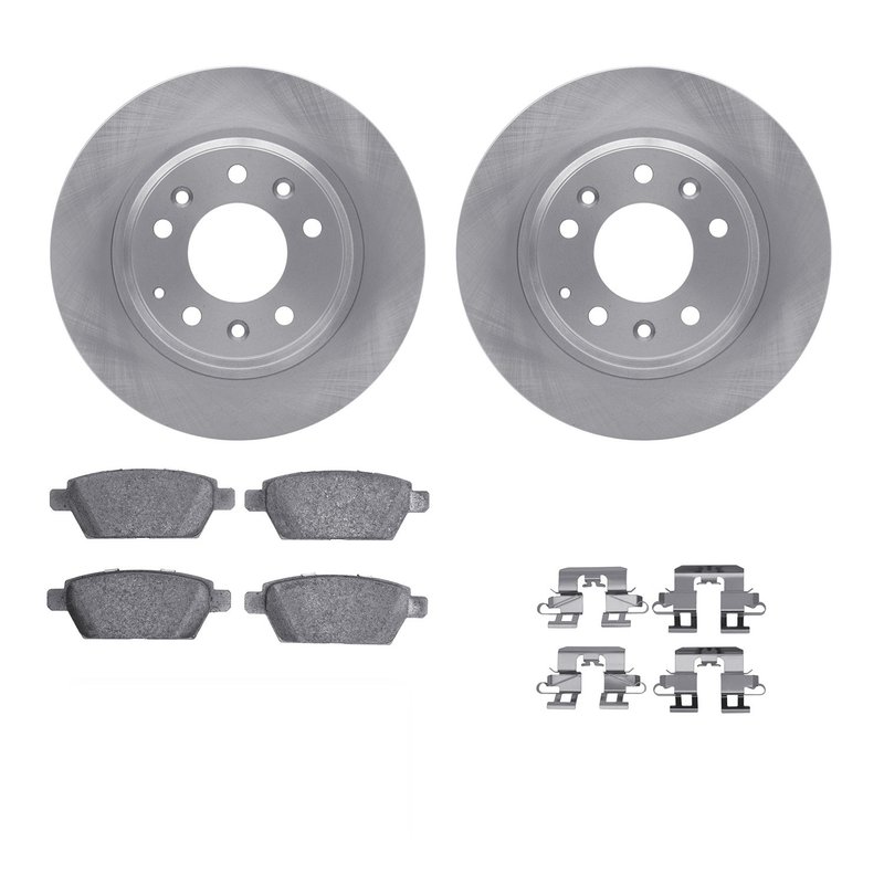 Dynamite Friction 4312-54098 Disc Brake Kit - Rear