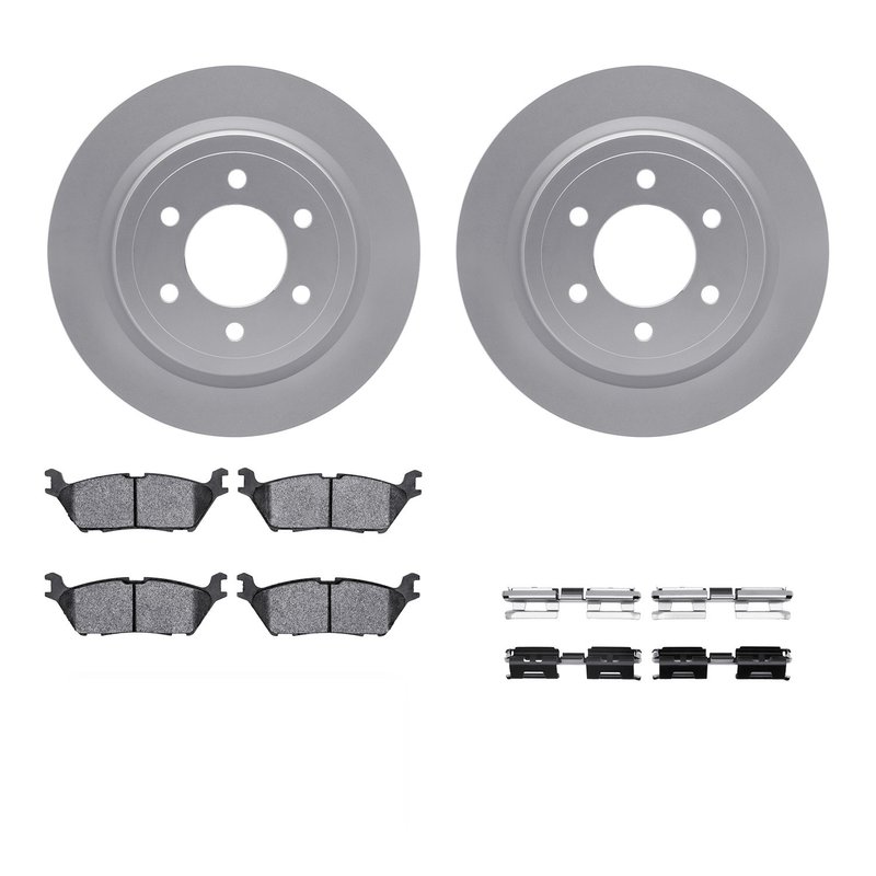 Dynamite Friction 4312-54142 Disc Brake Kit - Rear