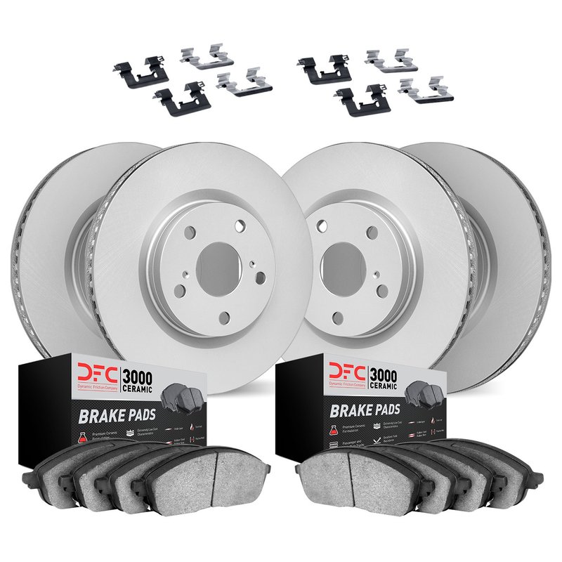 Dynamic Friction 4314-63028 Disc Brake Kit - Front and Rear