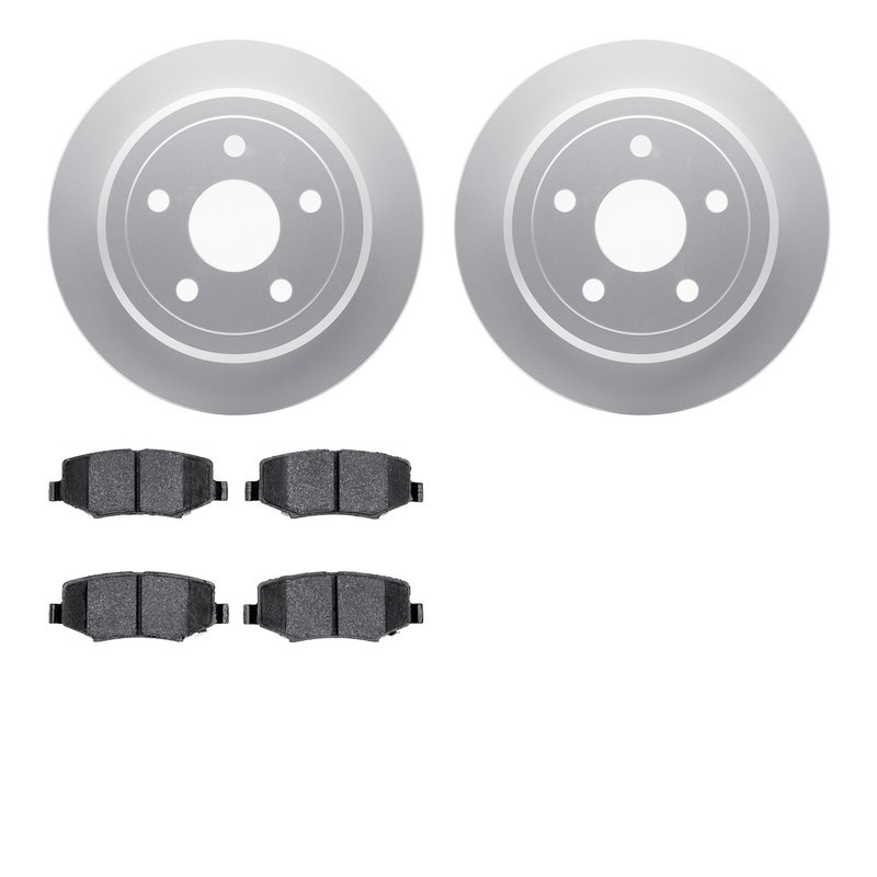 Dynamite Friction 4402-42027 Disc Brake Kit - Rear