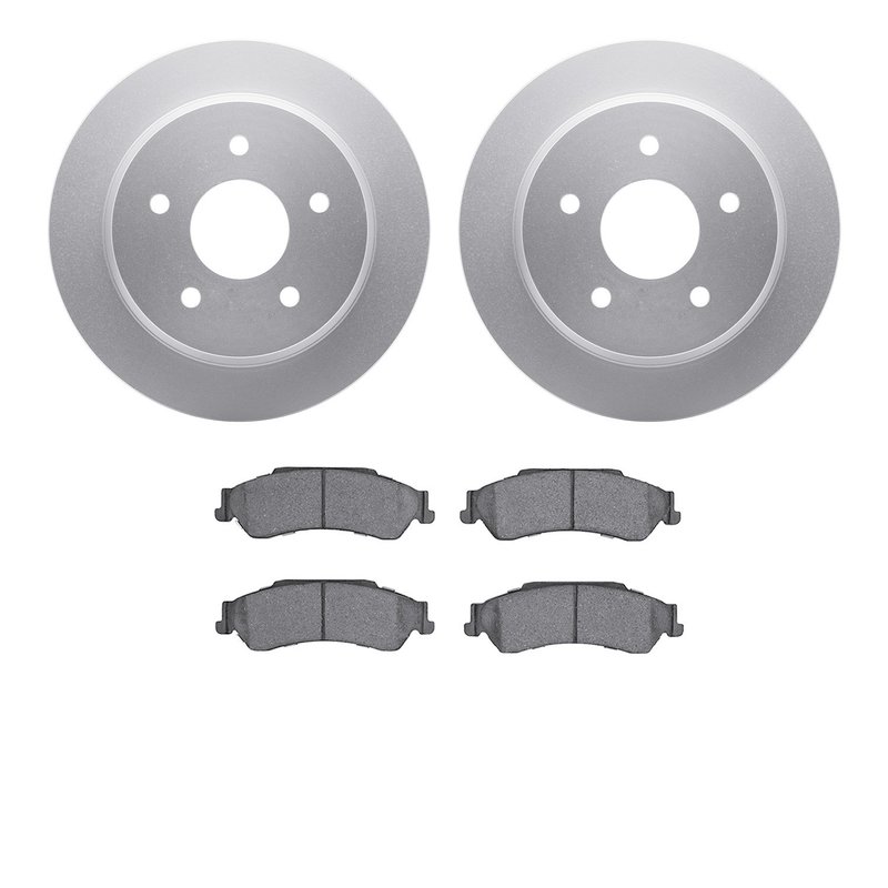 Dynamite Friction 4402-48010 Disc Brake Kit - Rear