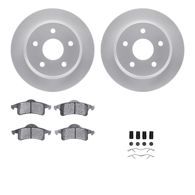 Dynamite Friction 4412-42025 Disc Brake Kit - Rear