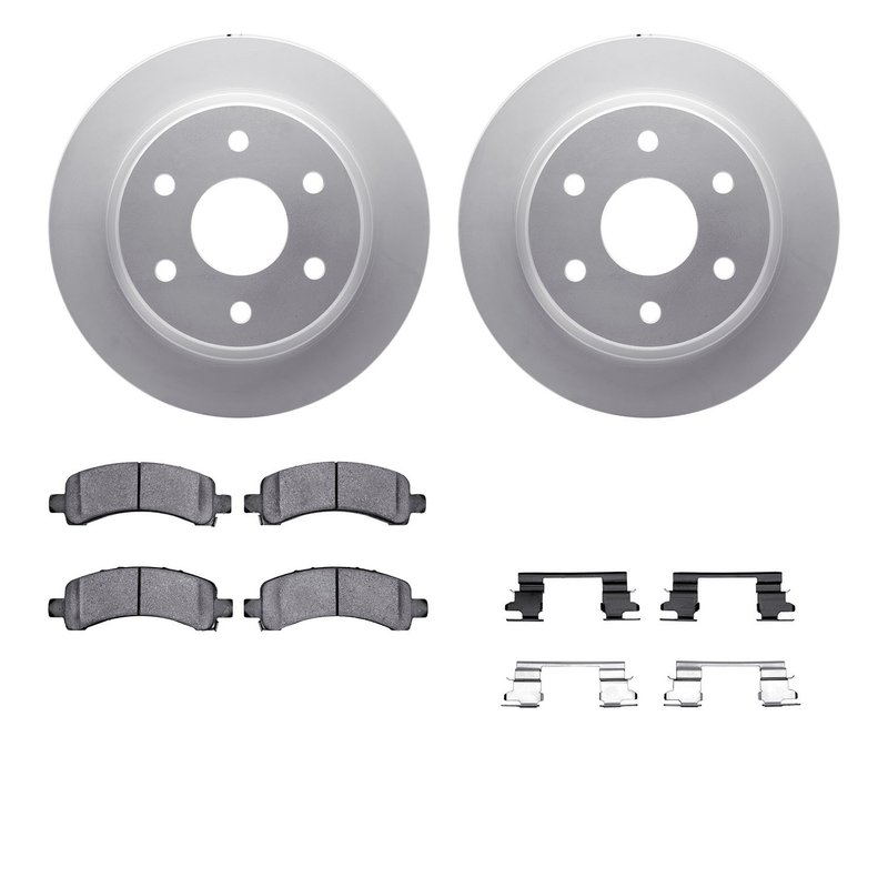 Dynamite Friction 4412-48019 Disc Brake Kit - Rear