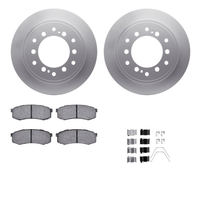 Dynamite Friction 4412-76017 Disc Brake Kit - Rear