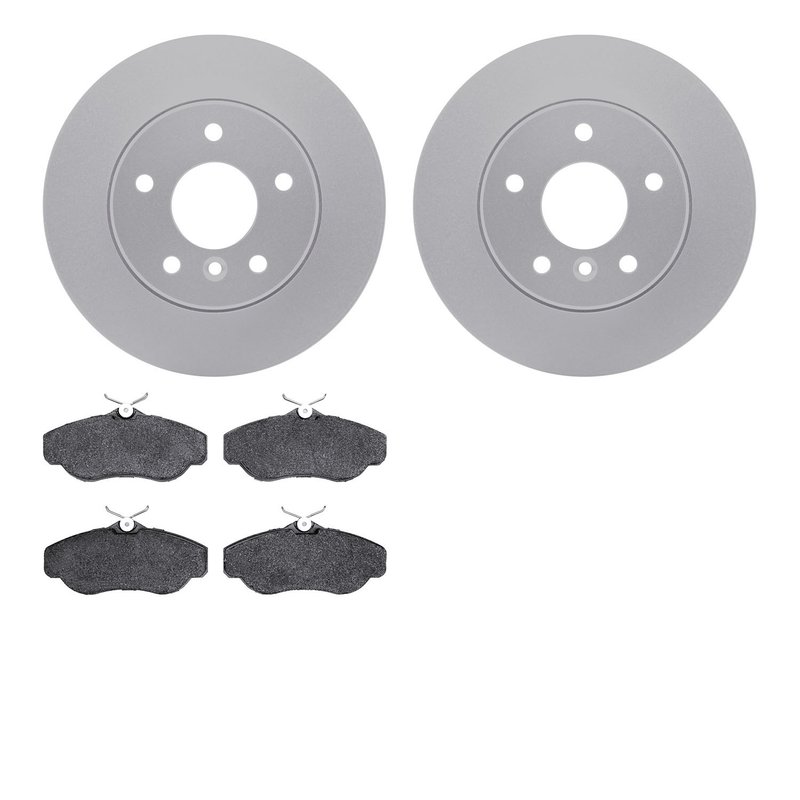 Dynamite Friction 4502-11036 Disc Brake Kit - Front