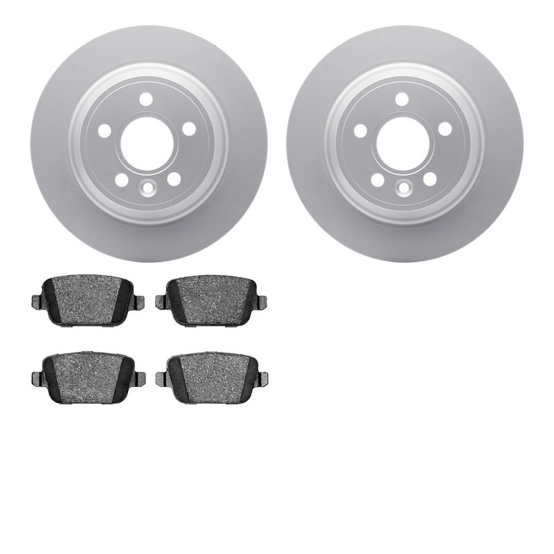 Dynamite Friction 4502-27074 Disc Brake Kit - Rear