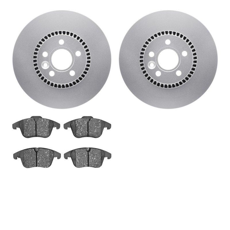 Dynamite Friction 4502-27087 Disc Brake Kit - Front