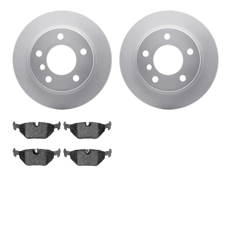 Dynamite Friction 4502-31147 Disc Brake Kit - Rear