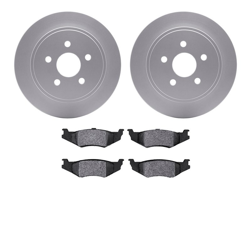 Dynamite Friction 4502-39039 Disc Brake Kit - Rear