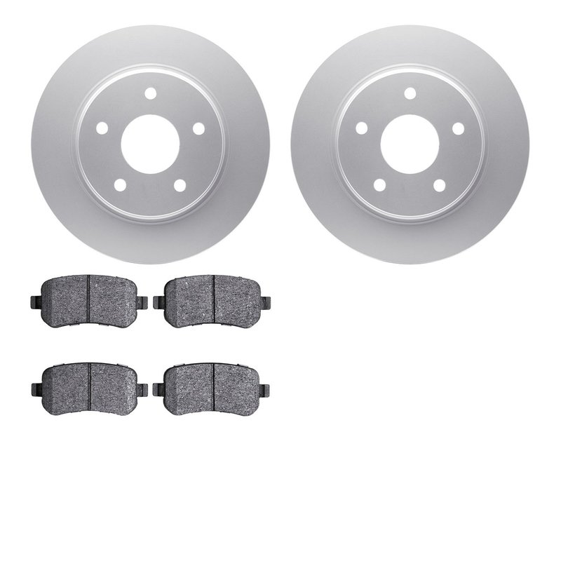 Dynamite Friction 4502-40146 Disc Brake Kit - Rear