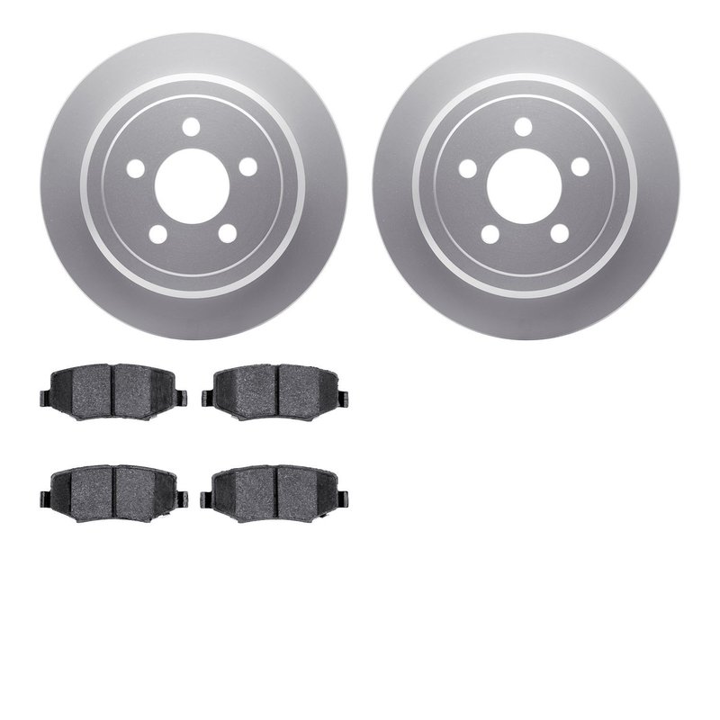 Dynamite Friction 4502-42066 Disc Brake Kit - Rear