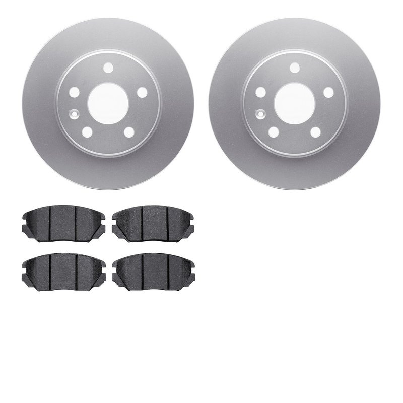Dynamite Friction 4502-45047 Disc Brake Kit - Front