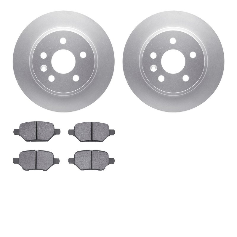 Dynamite Friction 4502-45061 Disc Brake Kit - Rear