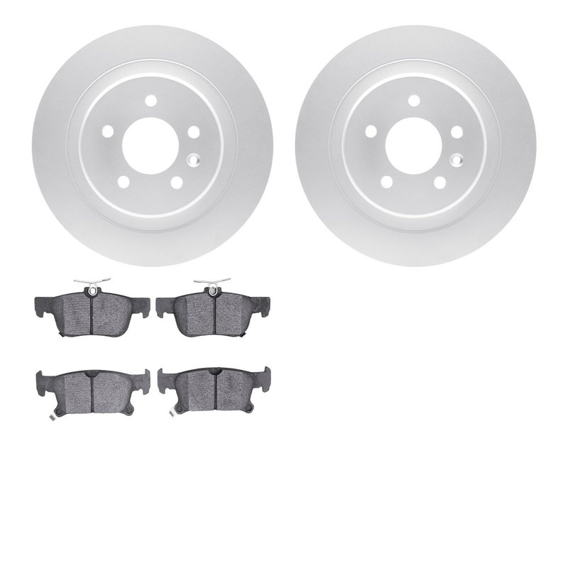 Dynamite Friction 4502-45068 Disc Brake Kit - Rear