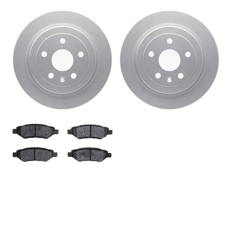 Dynamite Friction 4502-46085 Disc Brake Kit - Rear