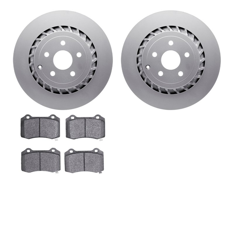 Dynamite Friction 4502-47095 Disc Brake Kit - Rear