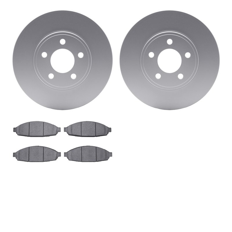 Dynamite Friction 4502-56015 Disc Brake Kit - Front
