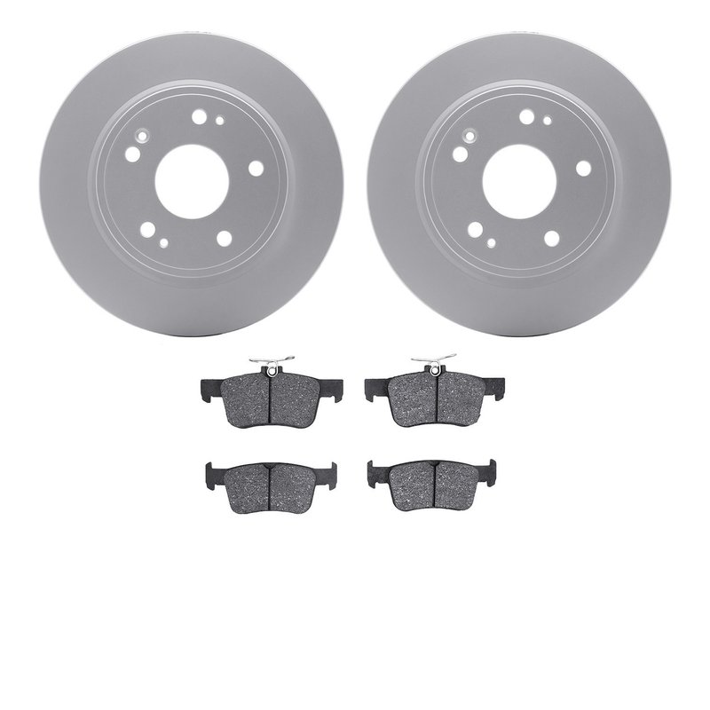 Dynamite Friction 4502-59198 Disc Brake Kit - Rear