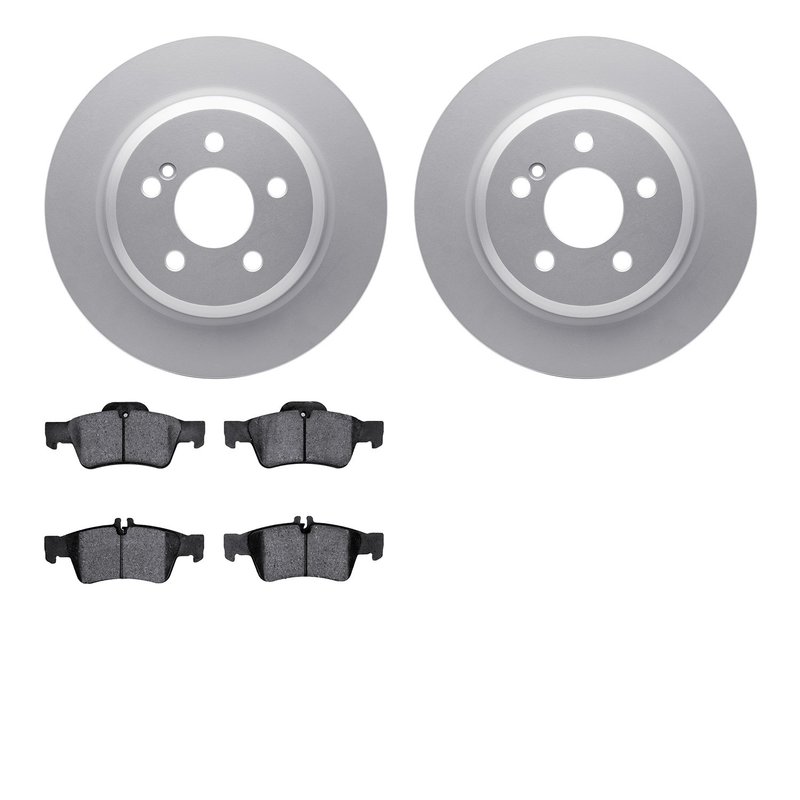 Dynamite Friction 4502-63158 Disc Brake Kit - Rear