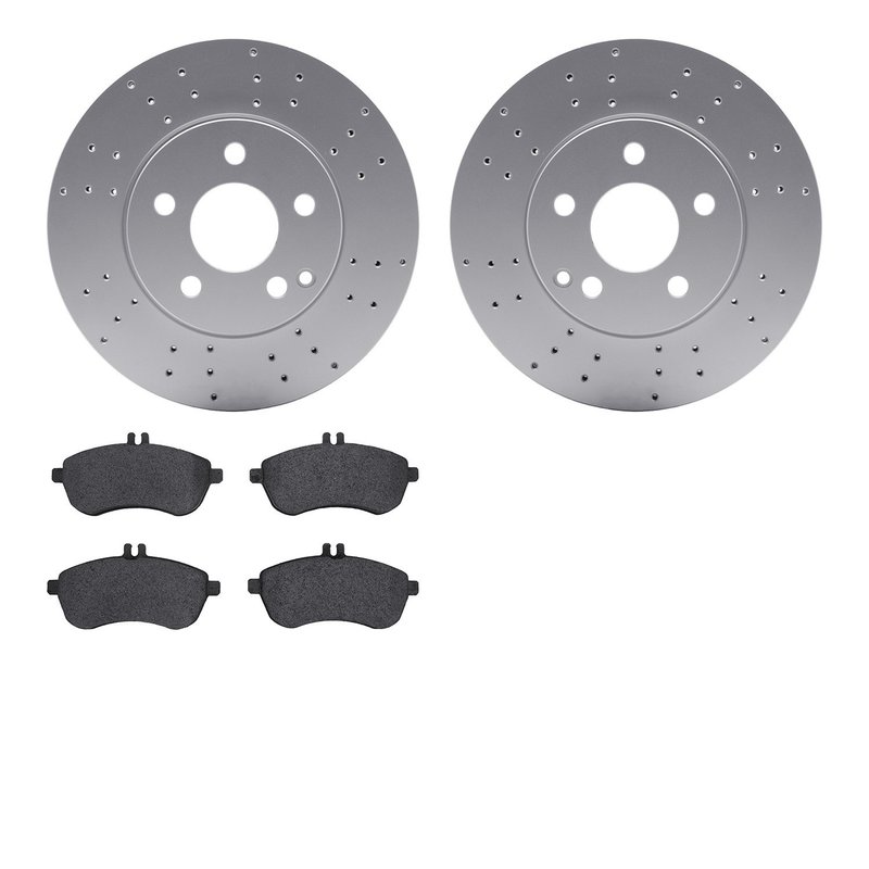 Dynamite Friction 4502-63169 Disc Brake Kit - Front