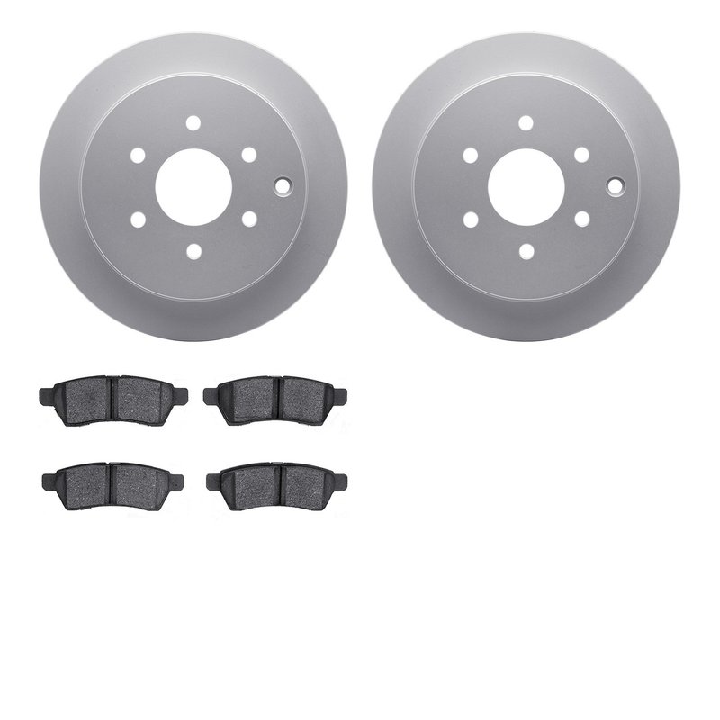 Dynamite Friction 4502-67133 Disc Brake Kit - Rear