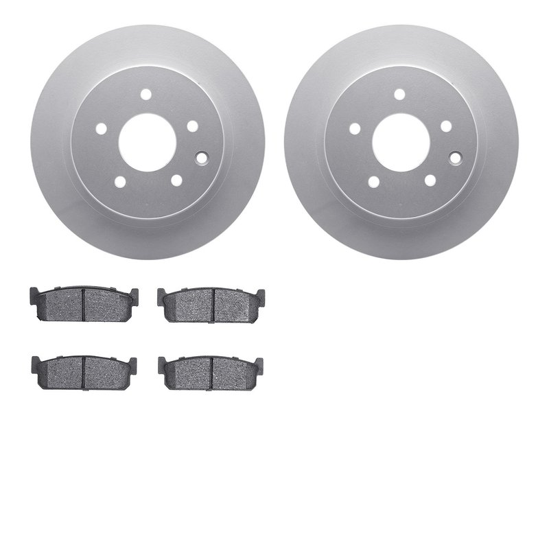 Dynamite Friction 4502-68014 Disc Brake Kit - Rear