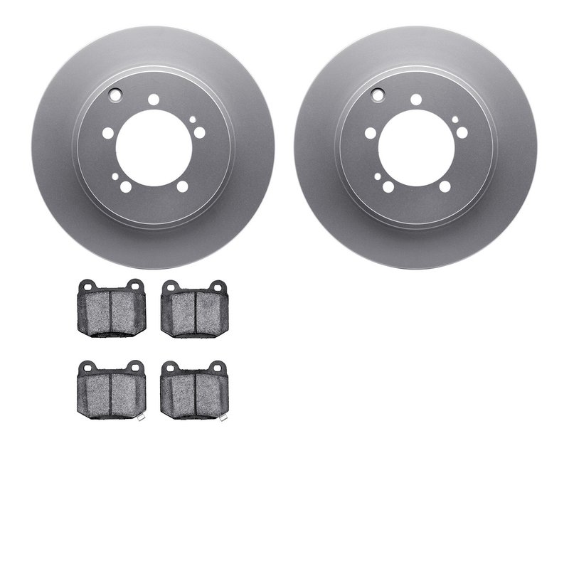Dynamite Friction 4502-72054 Disc Brake Kit - Rear