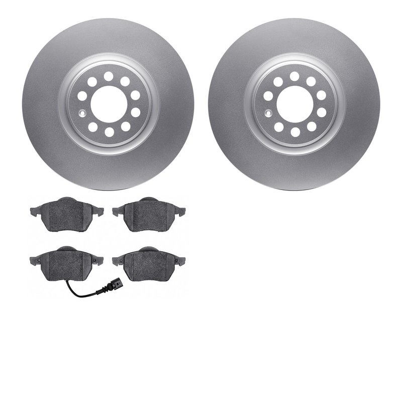 Dynamite Friction 4502-74100 Disc Brake Kit - Front