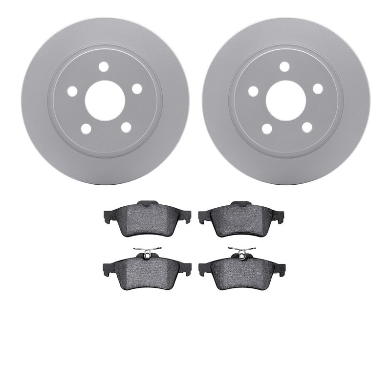 Dynamite Friction 4502-99225 Disc Brake Kit - Rear