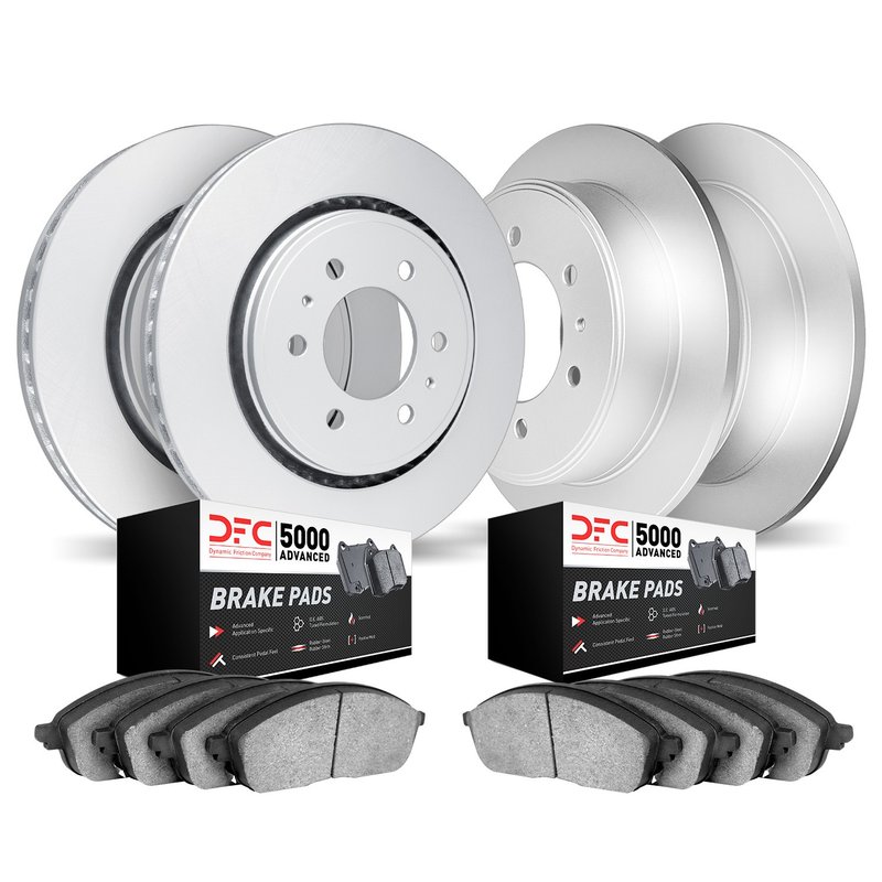 Dynamite Friction 4504-54282 Disc Brake Kit - Front and Rear