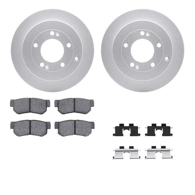 Dynamite Friction 4512-03129 Disc Brake Kit - Rear