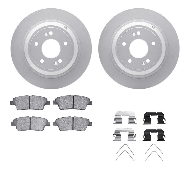 Dynamite Friction 4512-03158 Disc Brake Kit - Rear