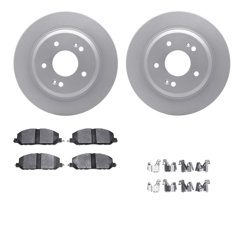 Dynamite Friction 4512-03195 Disc Brake Kit - Rear