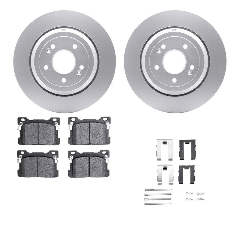 Dynamite Friction 4512-10004 Disc Brake Kit - Rear