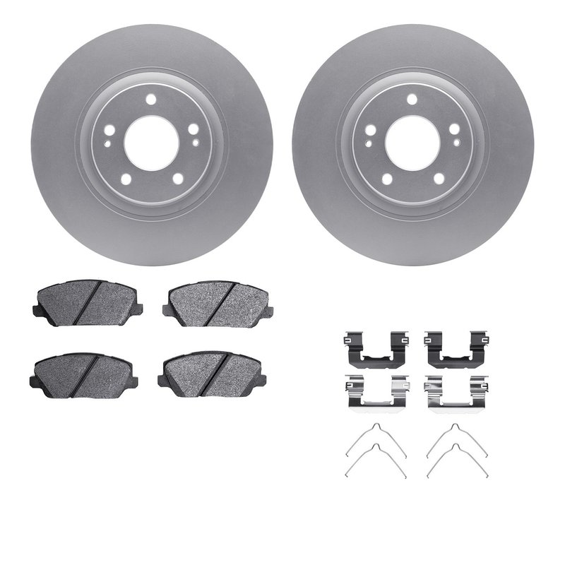 Dynamite Friction 4512-21076 Disc Brake Kit - Front