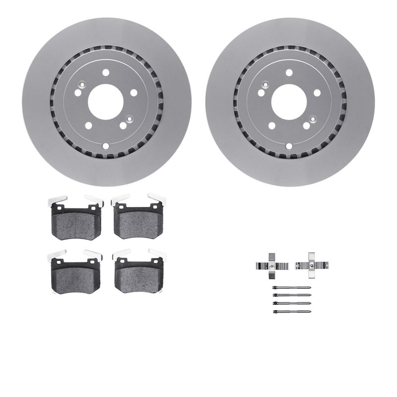 Dynamite Friction 4512-21081 Disc Brake Kit - Rear