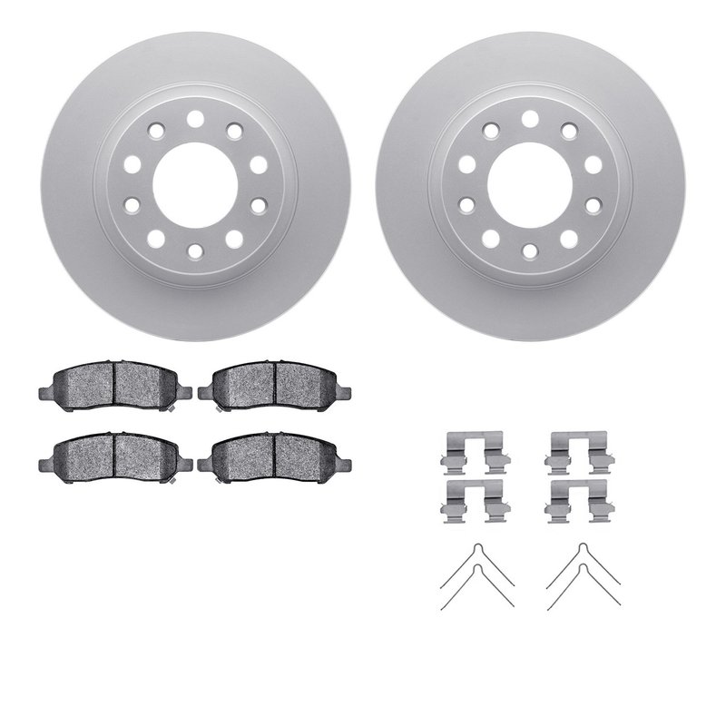 Dynamite Friction 4512-40090 Disc Brake Kit - Rear