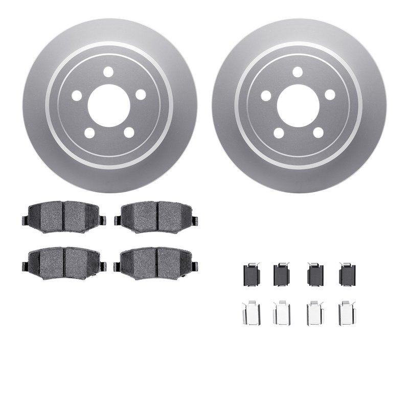 Dynamite Friction 4512-42068 Disc Brake Kit - Rear
