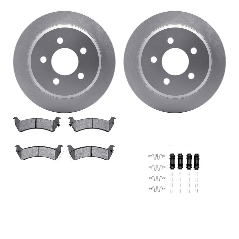 Dynamite Friction 4512-42076 Disc Brake Kit - Rear