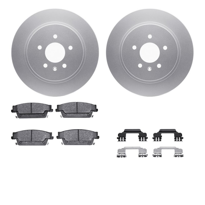 Dynamite Friction 4512-46086 Disc Brake Kit - Rear