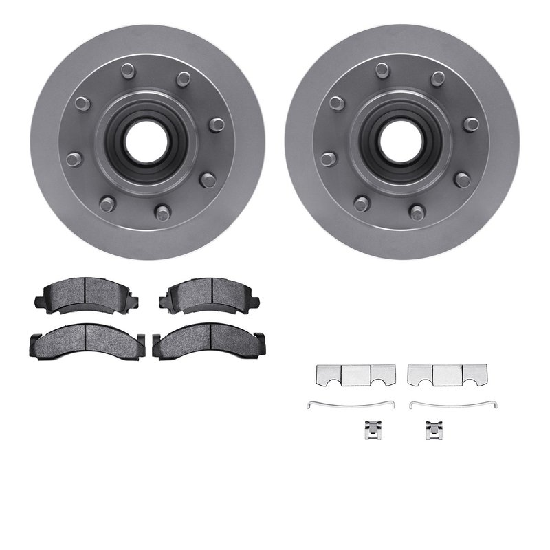 Dynamite Friction 4512-48076 Disc Brake Kit - Front