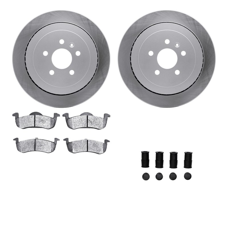 Dynamite Friction 4512-55018 Disc Brake Kit - Rear