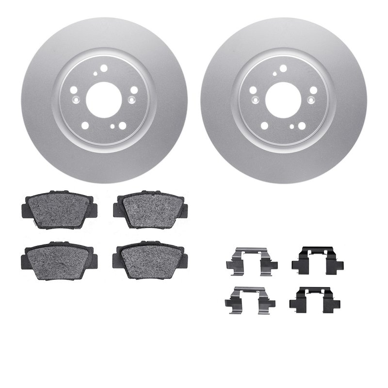 Dynamite Friction 4512-58027 Disc Brake Kit - Rear