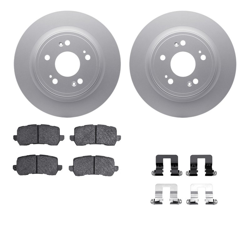 Dynamite Friction 4512-58039 Disc Brake Kit - Rear