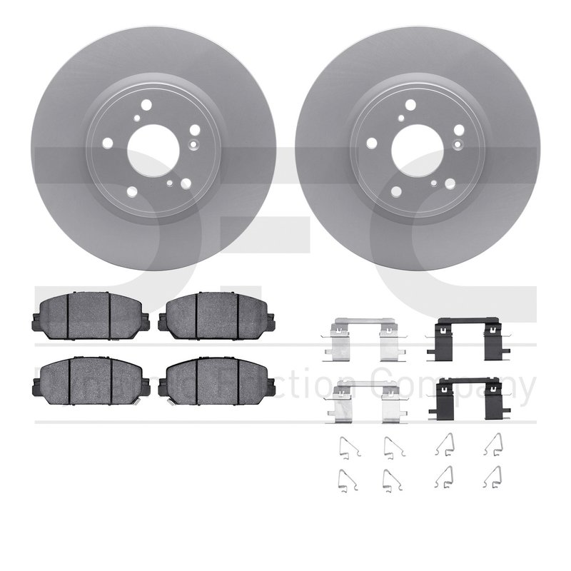 Dynamite Friction 4512-59468 Disc Brake Kit - Front