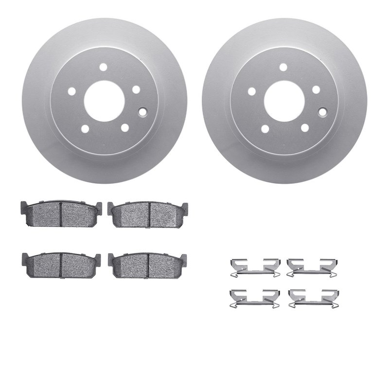 Dynamite Friction 4512-68014 Disc Brake Kit - Rear
