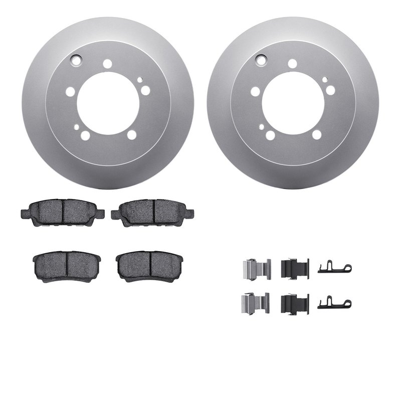 Dynamite Friction 4512-72057 Disc Brake Kit - Rear