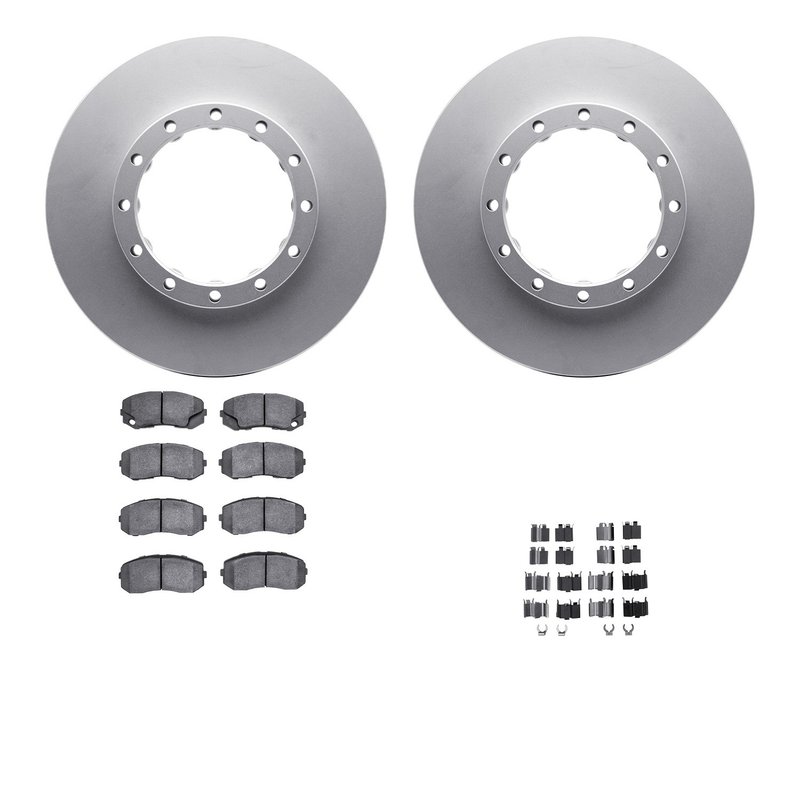 Dynamic Friction 4512-72087 Disc Brake Kit - Rear