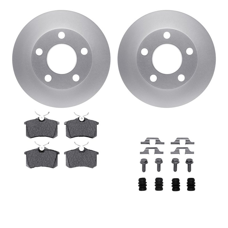Dynamite Friction 4512-74086 Disc Brake Kit - Rear