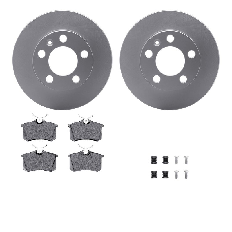 Dynamite Friction 4512-74096 Disc Brake Kit - Rear